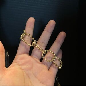 Plunder gold tone chunky bracelet chain